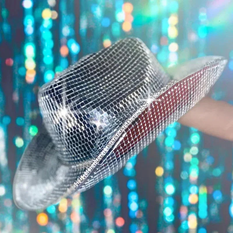 Disco Mirror Cowboy Hat