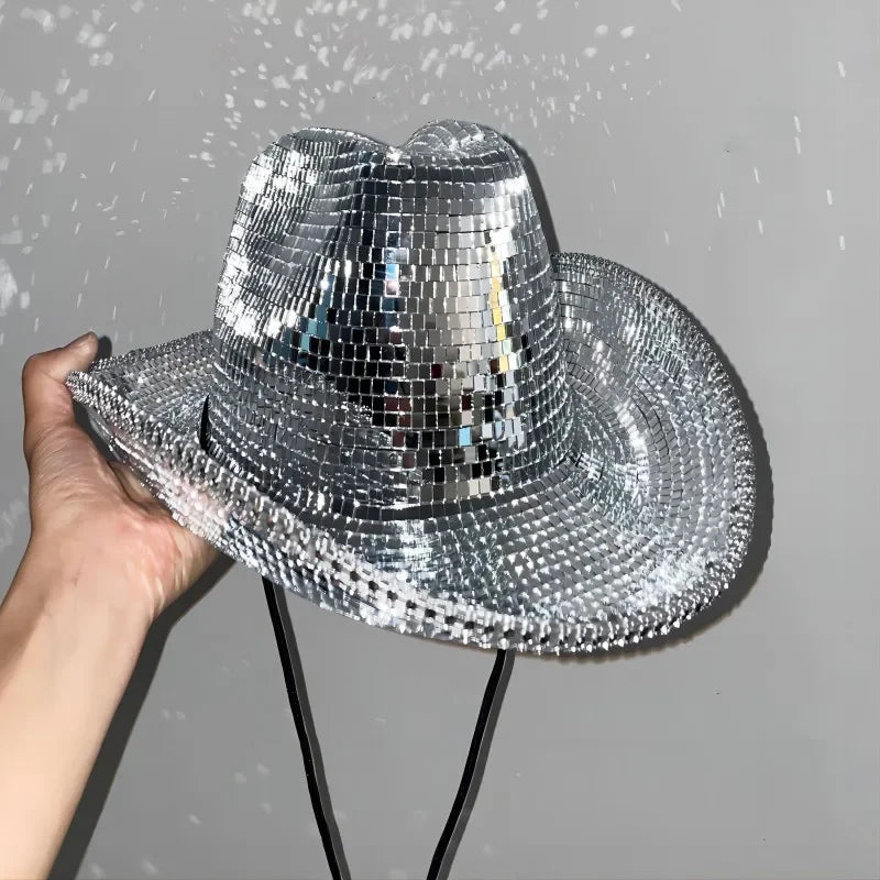 Disco Mirror Cowboy Hat