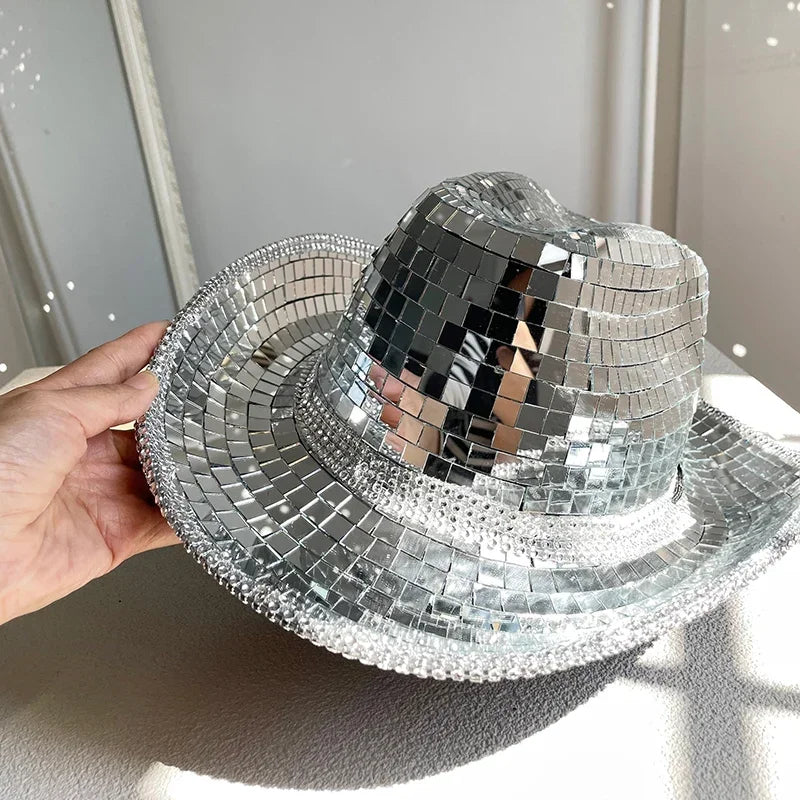 Disco Mirror Cowboy Hat