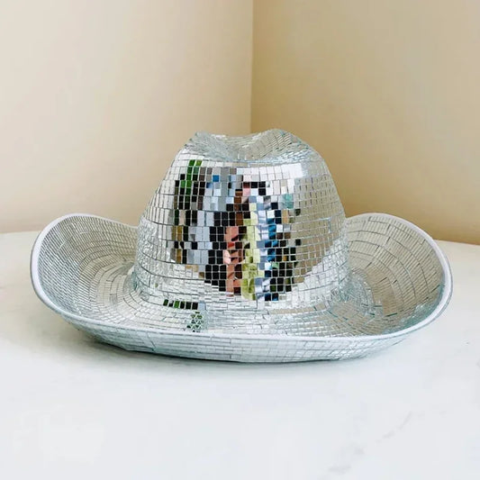 Disco Mirror Cowboy Hat