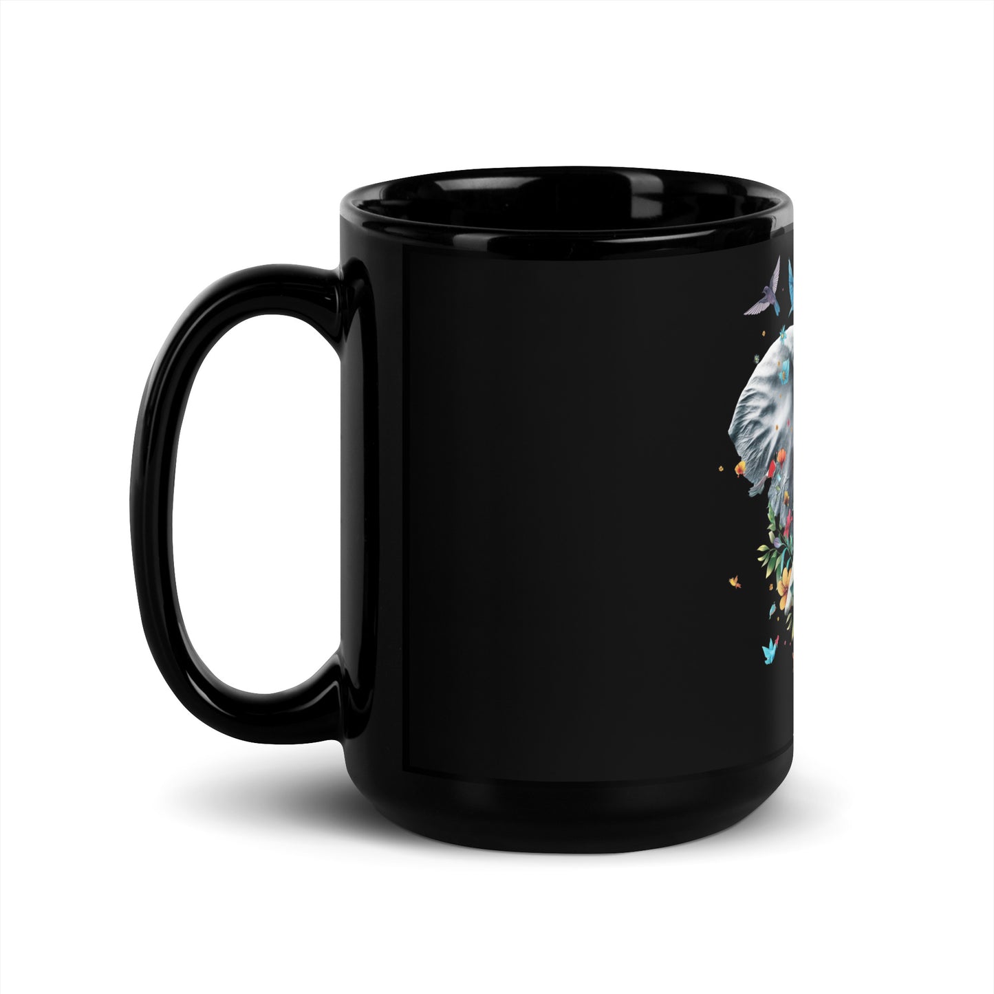 Spring Elephant Glossy Mug